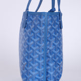 Goyard Reversible Sky Blue Mini Anjou Tote