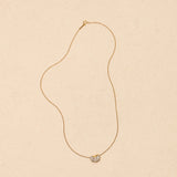 Tiffany & Co. x Elsa Peretti 18K YG Diamond Mini Bean Necklace