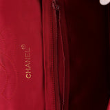 Chanel 1970s Red Satin Kelly Flap 24K GP