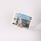 Limited Edition Louis Vuitton Newspaper Trompe L'oeil Clutch