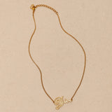 Dior Script Logo Pendant Necklace