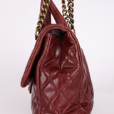 Chanel 2013 Calfskin Bordeaux Chain Shoulder Bag