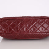 Chanel 2013 Calfskin Bordeaux Chain Shoulder Bag