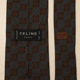 Celine Floral Silk Tie