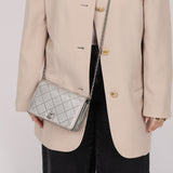 Chanel 2022 Crystal Studded Wallet on Chain