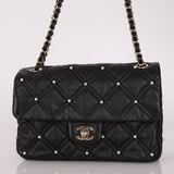 Limited Edition Chanel 2019 Medium Lambskin Pearl Quilted Flap Bag