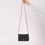 Chanel 2019 Paris-New York Lambskin Studded Wallet on Chain