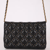 Chanel 2019 Paris-New York Lambskin Studded Wallet on Chain