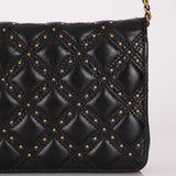 Chanel 2019 Paris-New York Lambskin Studded Wallet on Chain