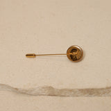 Chanel 1986 Pearl Pin Brooch 24K GP