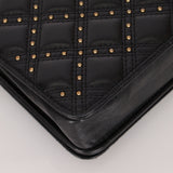 Chanel 2019 Paris-New York Lambskin Studded Wallet on Chain