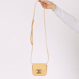 Celine Butter Yellow Mini Almond Claude Bag