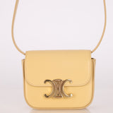 Celine Butter Yellow Mini Almond Claude Bag