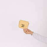 Celine Butter Yellow Mini Almond Claude Bag