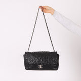 Chanel 2010 Calfskin Embossed Lucky Charms Symbol Flap Bag