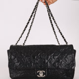 Chanel 2010 Calfskin Embossed Lucky Charms Symbol Flap Bag