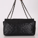 Chanel 2010 Calfskin Embossed Lucky Charms Symbol Flap Bag