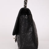 Chanel 2010 Calfskin Embossed Lucky Charms Symbol Flap Bag