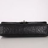 Chanel 2010 Calfskin Embossed Lucky Charms Symbol Flap Bag