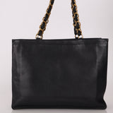 Chanel 1996 Calfskin Timeless Chunky Chain XL Tote 24K GP