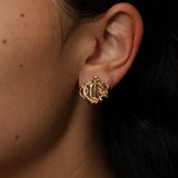 Dior Insignia Logo Clip-On Earrings