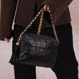 Vintage Chanel Tassel Camera Bijoux Bag