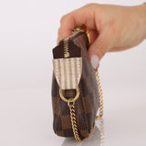 Louis Vuitton Damier Ebene Trunks and Locks Mini Pochette