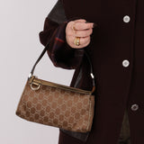Gucci Satin Monogram Pochette