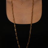 Celine Macadam Paperclip Chain Necklace