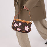 Limited Edition Louis Vuitton x Takashi Murakami Cherry Blossom Pochette