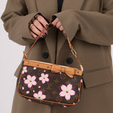 Limited Edition Louis Vuitton x Takashi Murakami Cherry Blossom Pochette