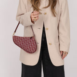 Dior 2002 Red Trotter Saddle Pochette
