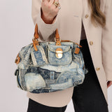 Rare Louis Vuitton Denim Patchwork Speedy 30