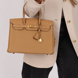 Ultra-Rare 2022 Hermès Biscuit Birkin 30 3-En-1 GHW