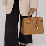 Ultra-Rare 2022 Hermès Biscuit Birkin 30 3-En-1 GHW