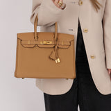 Ultra-Rare 2022 Hermès Biscuit Birkin 30 3-En-1 GHW