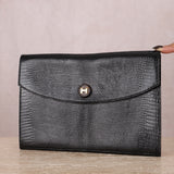 Hermes Lizard Rio Clutch GHW