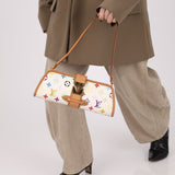 Limited Edition Louis Vuitton x Takashi Murakami Monogram Multicolor Shirley Pochette