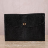 Hermes Lizard Rio Clutch GHW