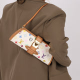 Limited Edition Louis Vuitton x Takashi Murakami Monogram Multicolor Shirley Pochette