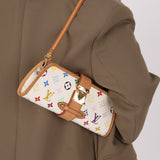 Limited Edition Louis Vuitton x Takashi Murakami Monogram Multicolor Shirley Pochette