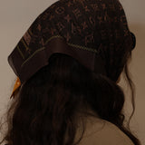 Louis Vuitton Monogram Trunk Trompe L'Oeil Scarf