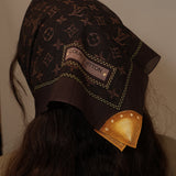 Louis Vuitton Monogram Trunk Trompe L'Oeil Scarf
