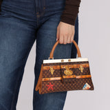 Rare Louis Vuitton 2018 Transformed Monogram Crown Frame Kelly Bag