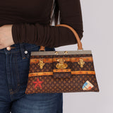 Rare Louis Vuitton 2018 Transformed Monogram Crown Frame Kelly Bag