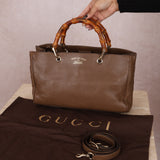 Gucci Bamboo Brown Medium Tote