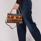 Rare Louis Vuitton 2018 Transformed Monogram Crown Frame Kelly Bag