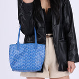 Goyard Reversible Sky Blue Mini Anjou Tote