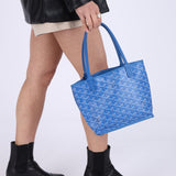 Goyard Reversible Sky Blue Mini Anjou Tote