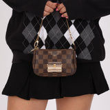 Louis Vuitton Damier Ebene Trunks and Locks Mini Pochette